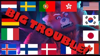 "YOU ARE IN BIG TROUBLE!!!" Multilanguage // Turning Red