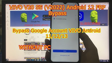 VIVO V20 SE (V2022) Android 12 FRP Bypass | ALL VIVO Android 11/12/13 | Bypass Google Account