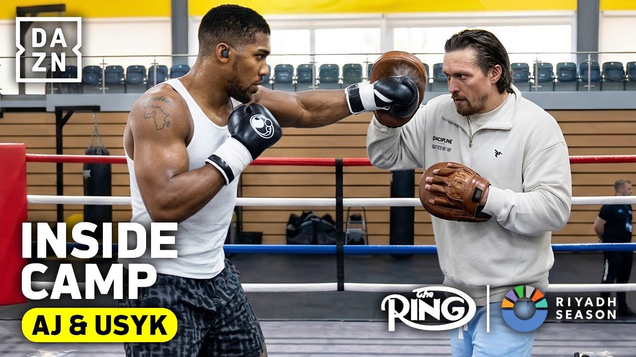 INSIDE CAMP: Anthony Joshua TRAINING With Oleksandr Usyk Ahead Of Deontay Wilder FIGHT