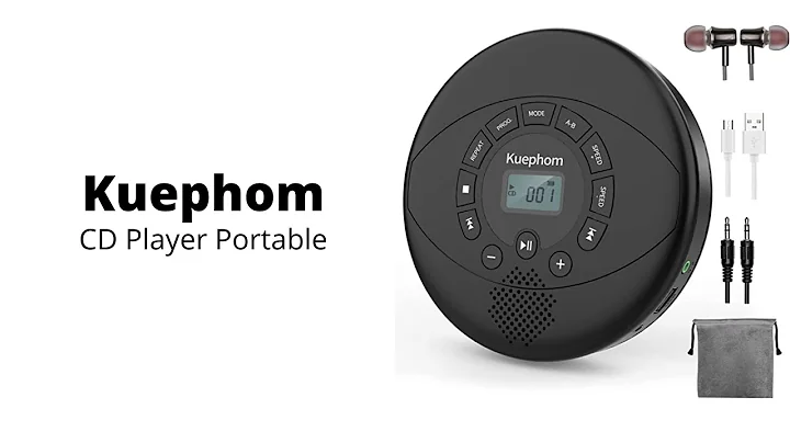Kuephom | Walkman CD Player with Speaker - Portable cd Player with Headphones
