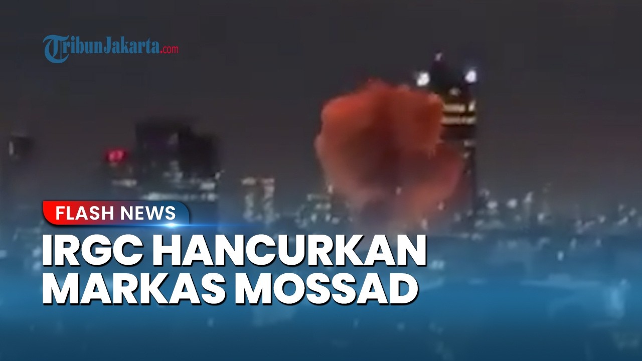 Hujan Rudal di Jantung Israel, IRGC Hancurkan Gedung Pencakar Langit & Markas Mossad di Tel Aviv