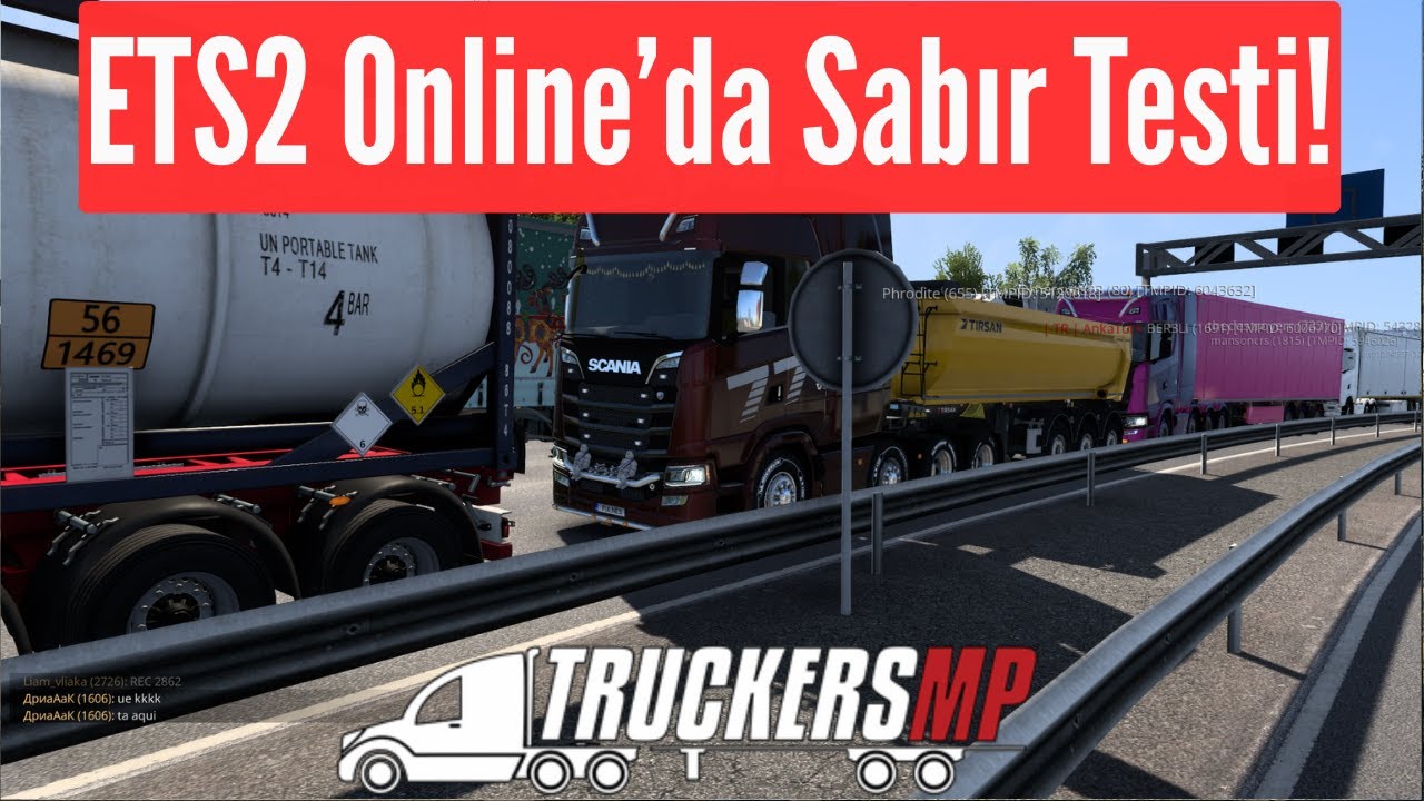 🛑 ETS2 TruckersMP Online’da Sabır Testi! Calais – Duisburg Canlı