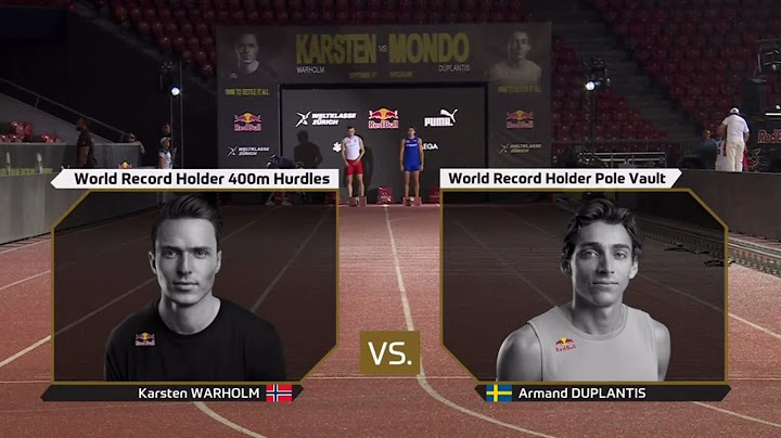 Armand Mondo Duplantis vs Karsten Warholm 100 meter race FULL HD (Narrated by FM)