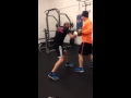 Sal Practicing Some Boxing 