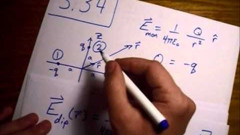Griffiths Electrodynamics Problem 3.34: Multipole Electric Field Approximation for Three Point Charg
