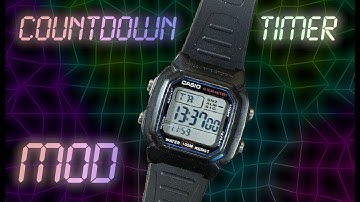 [mod] Casio W800-H Countdown Timer Modification