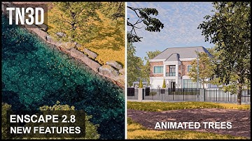 Whats new enscape 2.8 Features | Enscape for Sketchup Tutorial |