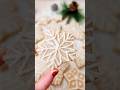 Spiced Snowflake Sugar Cookies🩵#sugarcookies #sugarcookie #sugarcookierecipe #recipe