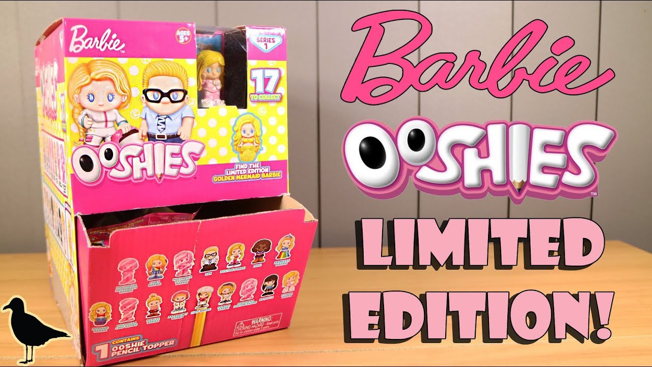 Ooshies Barbie Series 1 Blind Bags Opening! Limited Edition Found