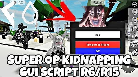 [SUPER OP] KIDNAPPING GUI SCRIPT R6/R15 ALL GAMES | HYDROGEN • FLUXUS