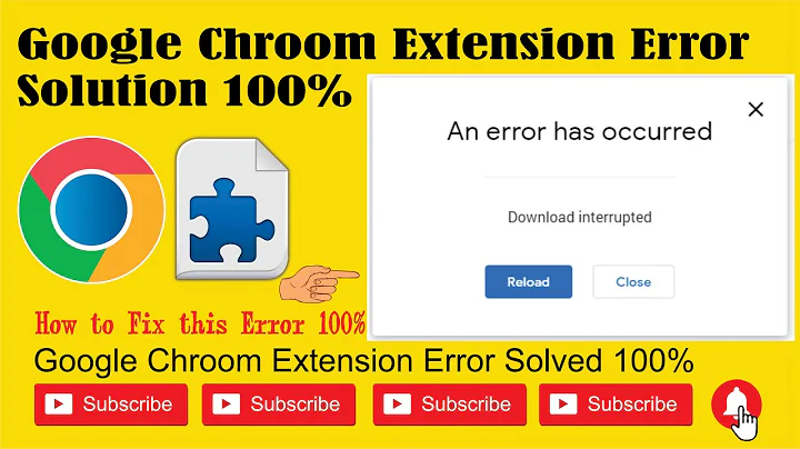 How to Fix chrome Extension Error || Chrome Extension Error Solution 2020 || Download Interrupted