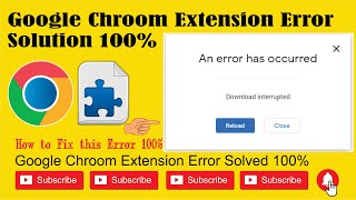 how to fix chrome extension error || chrome extension error solution 2020 || download interrupted