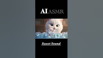AI ASMR 키보드 소리 _ 귀여운 아기 고양이 키보드 소리 🐱 #sweetsound #ai #asmr #키보드asmr #키보드 #키보드타건 #물방울소리 #귀여운고양이