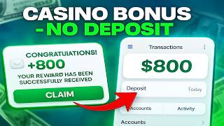 CLAIM A $800 CASINO BONUS NO DEPOSIT | NEW WELCOME BONUS 2026