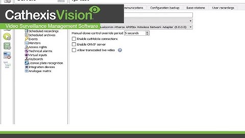 Setup - CathexisVision Server