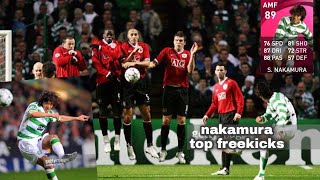 shunsuke Nakamura. Top freekick goals