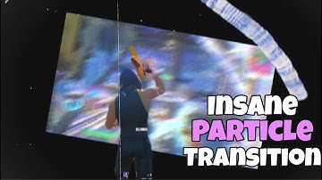 Tutorial: How To Make This INSANE *Particle Transition* On Mobile/IOS [Edit Like NadavB]