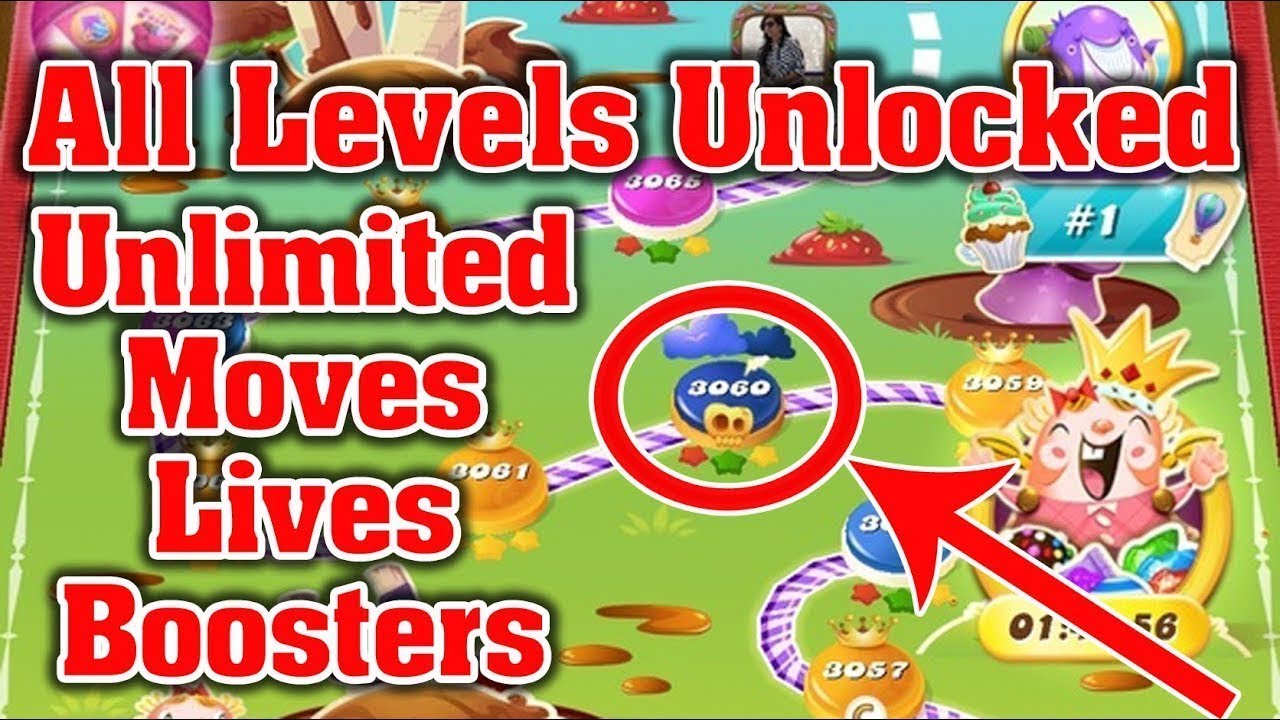 Download  Cancdy Crush Saga Unlimited Moves lives boosters Free On Android