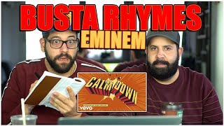 6 MINS OF BARS!! Busta Rhymes ft. Eminem - Calm Down (Official Lyric Video) *REACTION!!