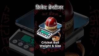 Cricket Ball 🏏 Weight and Size Explained #cricketbrainteaser #cricketshorts screenshot 1