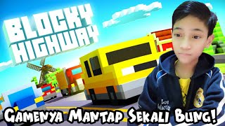 Gamenya sangat mantap sekali bung - Blocky Highway: Traffic Racing Indonesia screenshot 3