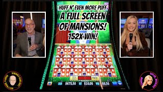 152X Full Screen of Mansions Win On The New Huff n' Even More Puff Machine! #hardrockholly #slots by The Gadget Guru 292 views 1 month ago 17 minutes