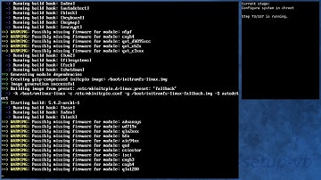 Arch Linux installation recording to kernel 5.4.3-arch1-1 (testing)