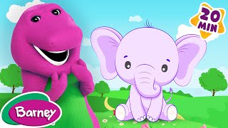 The Elephant Song + More Barney Nursery Rhymes and Kids Songs