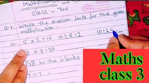 Maths class 3|| multiplication and division worksheet|| @sckidsclasses