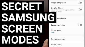 Secret Samsung Galaxy Screen Modes Include AMOLED Cinema, AMOLED Photo, sRGB & How to Change Them