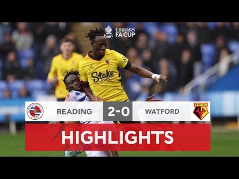 Abrefa and Long Send The Royals Through | Reading 2-0 Watford | Emirates FA Cup 2022-23