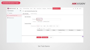 How to Use Audio Broadcast Service on Hik-Connect for Teams  Portal