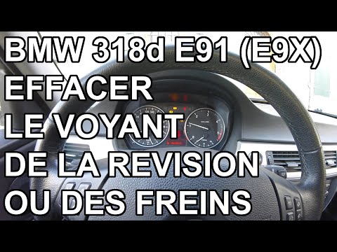 BMW 318d E91 - Effacer les voyants de service
