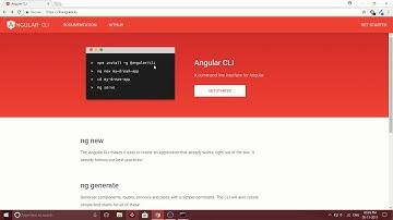 How to Install Angular 4 (Through CLI)