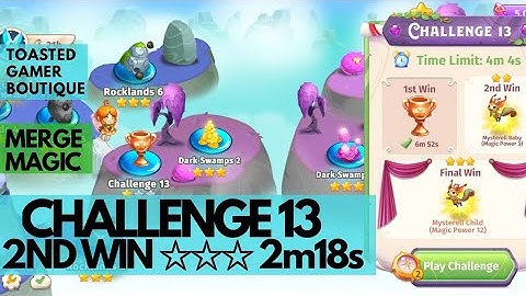 Merge Magic Challenge 13 • 2m18s On 2nd Win ☆☆☆