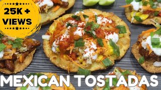 Mexican Tostadas | How to Make Authentic Vegetarian Tostadas at Home