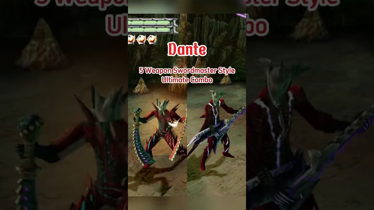 DMC3 || 5 Weapon Swordmaster Style Ultimate Combo