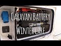 Caravan leisure batteries during winter