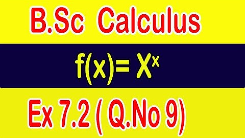 Understanding how to find relative extrema | Calculus Ex. 7.2 ( Q.No 9) |