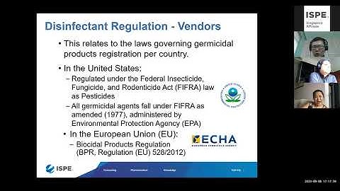 Steris Workshop: Points to Consider for Disinfectant Efficacy Studies