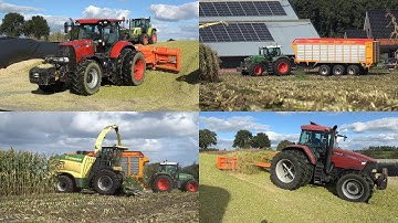 Mais hakselen door Gebr Jansen Eupe BV en inkuilen bij melkveebedrijf Dogger (2025)