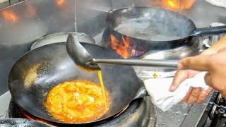 Unbelievable Wok Skills at the Satisfying! Closeup on a Local Chinese Restaurant!