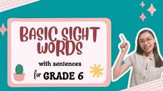 Basic Sight Words for Grade 6║Practice Reading with Sentences║Teacher Shie screenshot 5