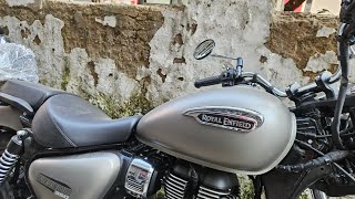 2025 Meteor 350 stellar grey colour walkthrough 