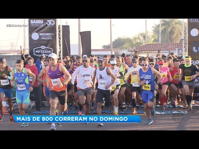 Bauru: Corrida de revezamento movimenta cidade 