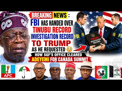 🔥 Breaking News : FBI Has Handed over Tinubu Investigation Record to TRUMP as he Requested #vopttv