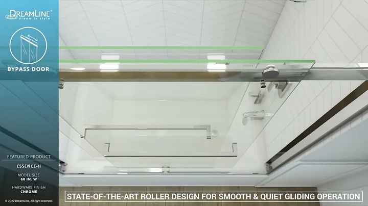 Essence-H Tub Door | Bypass Opening