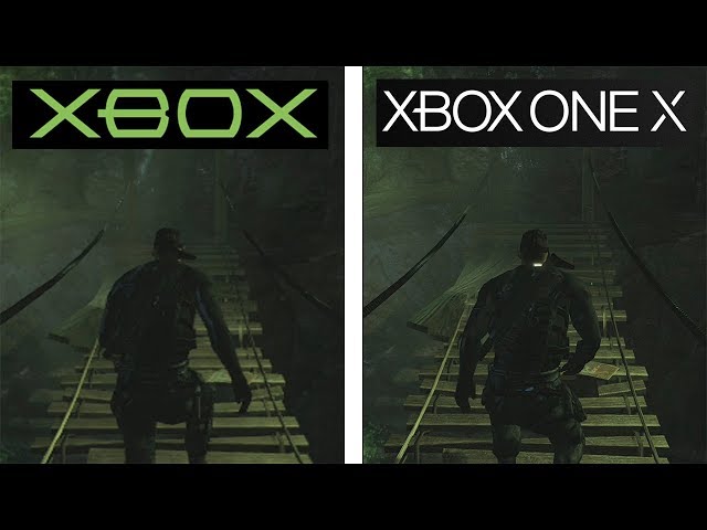 Splinter Cell Chaos Theory, Xbox One X vs Xbox, 4K Graphics Comparison