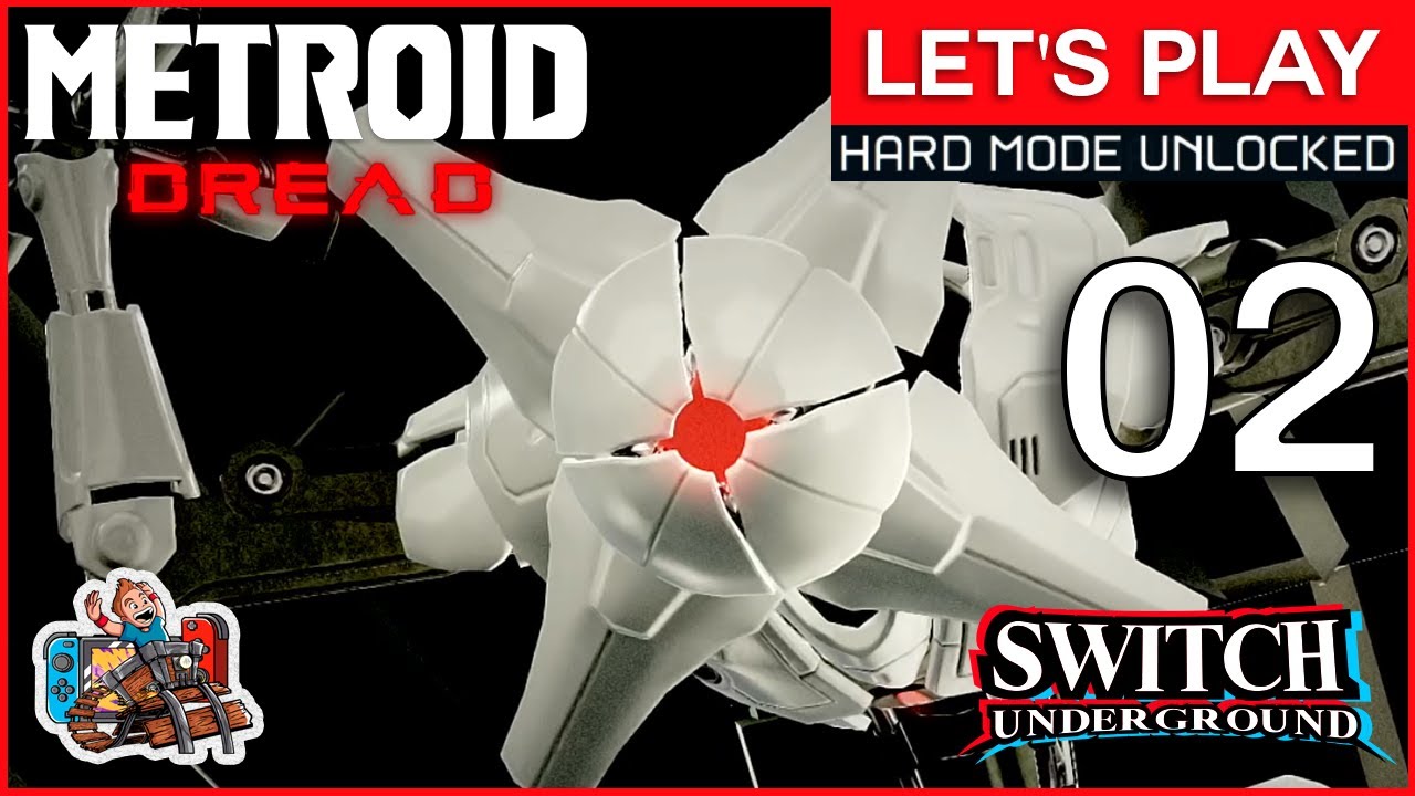 Let's Play Hard Mode Metroid Dread Episode 02 on the Nintendo Switch