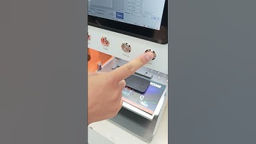 UV Laser Screen Separation (Scratched) | TBK-958ZU Demo #shorts